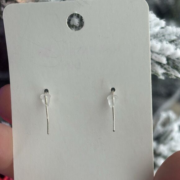 Handmade Acrylic Pour Heart Earrings Dangle Hypoallergenic Jewelry Holiday Gift - Picture 4 of 4